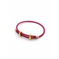 Hasır Bileklik - Fuşya