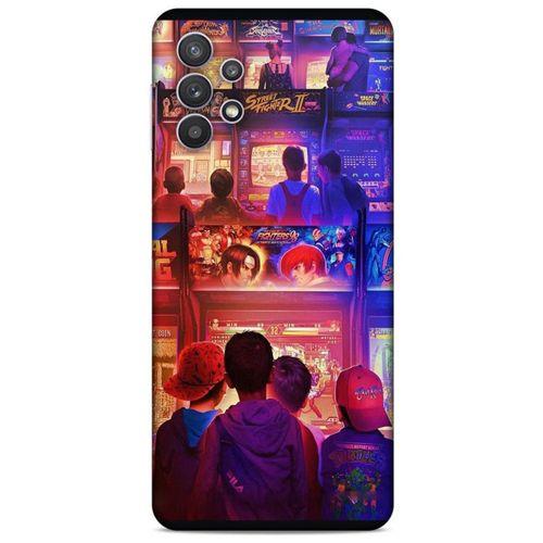 Lopard Samsung Galaxy A32 Uyumlu Kılıf Retro (33) Hybrid Kılıf