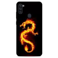 Samsung Galaxy M11 Kılıf Dragons (26) Tpu Silikon Kılıf Tatoo Ateş Ejderhası