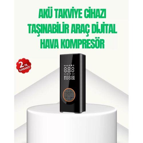 Akü Takviye Cihazı Jump Starter Ve Dijital H.a Kompresörü