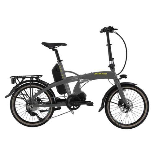 Bisan E-Folding Strike Gri Katlanır Elektrikli Bisiklet 47.5 cm