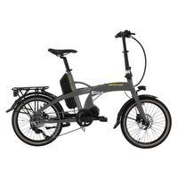 Bisan E-Folding Strike Gri Katlanır Elektrikli Bisiklet 47.5 cm