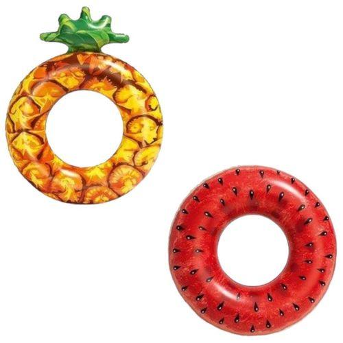 Renkli Ananas Desenli  Deniz Simit