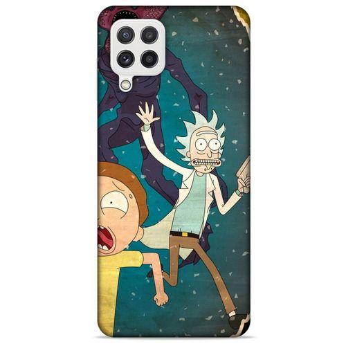 Samsung Galaxy A22 Uyumlu Kılıf Rick And Morty (27) Tasarımlı Kılıf Alternate-universe