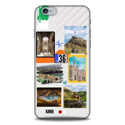 Lopard Apple Iphone 6S Plus Uyumlu Kılıf Şehirli ※ (36) Kars Glitter Kılıf
