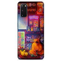 Retro (27) Desen Tasarımlı Kılıf Renkli Samsung Galaxy S20 Kılıf