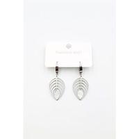 Sedef Yaprak Küpe - Gümüş