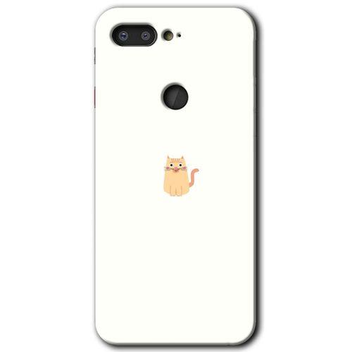 GM 9 Pro Kılıf HD Desen Baskılı Arka Kapak - Cat Minimalism + Kırılmaz Cam