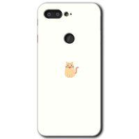 GM 9 Pro Kılıf HD Desen Baskılı Arka Kapak - Cat Minimalism + Kırılmaz Cam