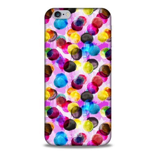 Apple Iphone 6S Kılıf Pastel Renkler (42) Rugged Armor Kılıf Mor Pembe