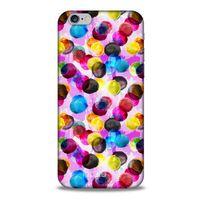 Apple Iphone 6S Kılıf Pastel Renkler (42) Rugged Armor Kılıf Mor Pembe