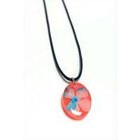 Kartopu Çiçeği Oval Epoksi Kolye