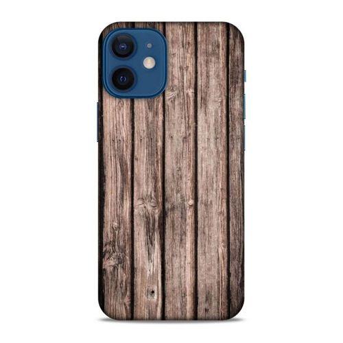Lopard Apple iPhone 12 Mini Uyumlu Kılıf Wood'X (17) Tasarım Kılıf Baskılı