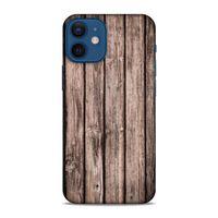 Lopard Apple iPhone 12 Mini Uyumlu Kılıf Wood'X (17) Tasarım Kılıf Baskılı
