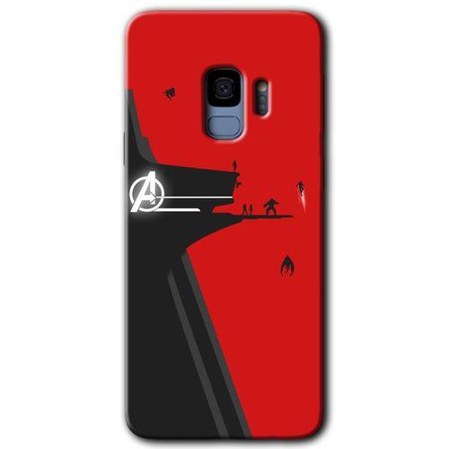 Samsung Galaxy S9 Kılıf HD Desen Baskılı Arka Kapak + Temperli Cam - Avengers Tower