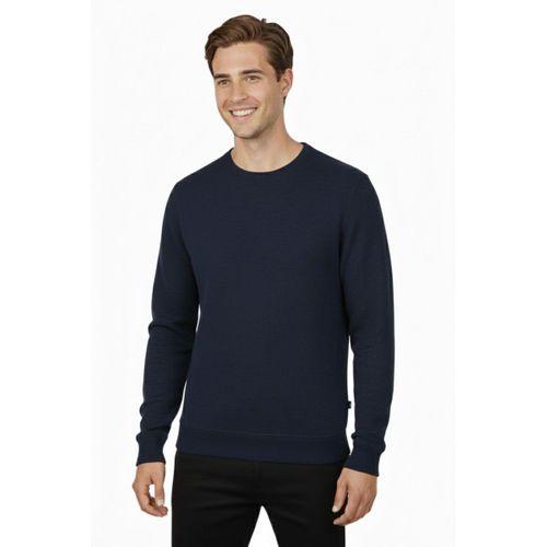 Erkek Sıfır Yaka Petek Doku Regular Fit Sweatshirt BGL-ST04950