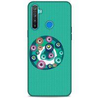 Nazarium (25) Desenli Silikon Kapak Oppo Realme 5i Kılıf