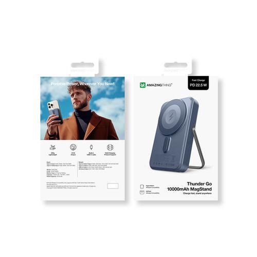 Amazingthing Thunder Go Akıllı Saat Kablosuz Şarj Özellikli PD 22.5W Standlı Wireless Powerbank 15W 10000mAh