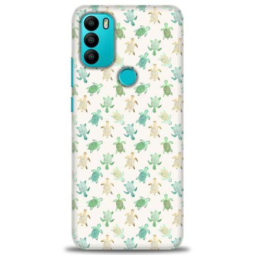 General Mobile GM 21 Plus Kılıf HD Baskılı Kılıf - Minik Tosbağalar + Tam Ekran Koruyucu