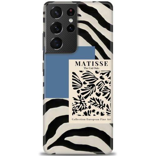Samsung Galaxy S21 Ultra Kılıf HD Baskılı Kılıf - Matisse + Tam Ekran Koruyucu
