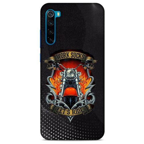 Xiaomi Redmi Note 8T Uyumlu Kılıf Motorsiklet (8) Baskılı Kılıf Harley Davidson