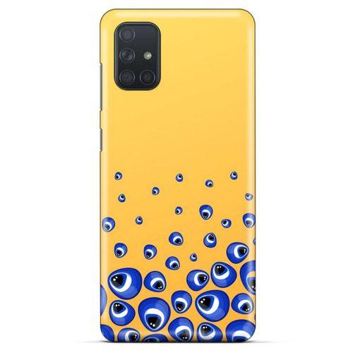 Nazarium (18) Desenli Silikon Kapak Samsung Galaxy M51 Kılıf