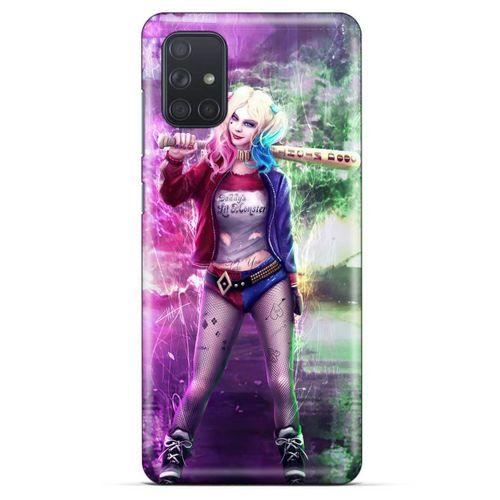 Samsung Galaxy M51 Uyumlu Kılıf Harley Quinn (30) Silicone Case Koyu kahverengi