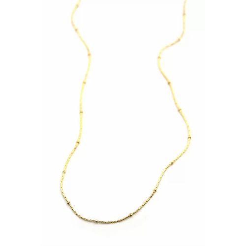 Boncuklu Zincir Kolye - Altın