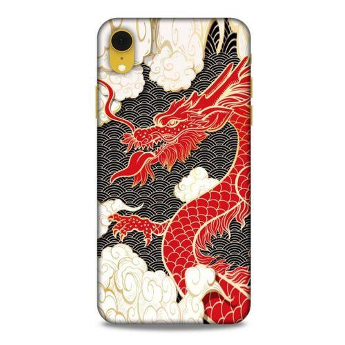 Apple iPhone XR Kılıf Japonya (6) Silikon Kılıf Ejderha