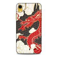 Apple iPhone XR Kılıf Japonya (6) Silikon Kılıf Ejderha