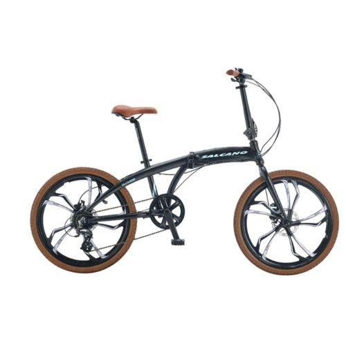 Salcano SLCN400 Hidrolik Fren 24 Jant Katlanır Bisiklet Siyah-Turkuaz