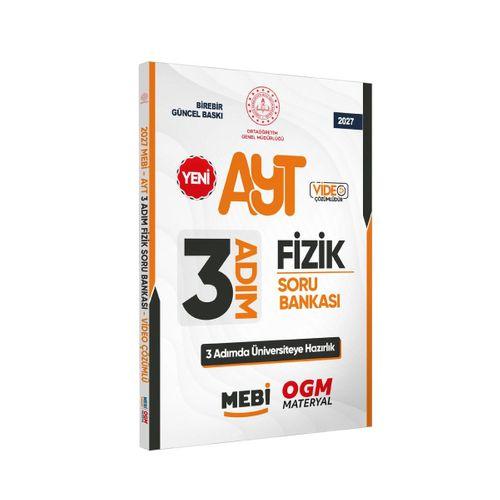 2027 AYT MEBİ-OGM 3 ADIM Fizik Soru Bankası RENKLİ A4 Boyut Video Çözümlü BASKI ÜCRETİ