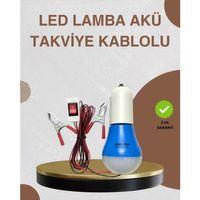 12v Led Ampul Timsah Kıskaçlı Taşınabilir Aydınlatma