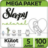 Sleepy Sleepy Natural Külot Bez Mega Paket 5 Beden 11-18 Kg 100 Adet