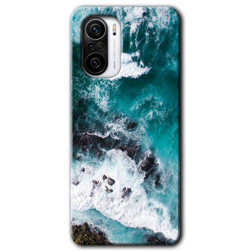 Xiaomi Poco F3 HD Baskılı Kılıf + 9D Tam Ekran Koruyucu - Deniz Kıyısı
