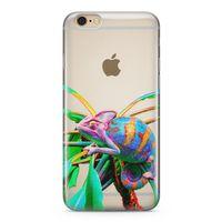 Apple iPhone 6 6s Kılıf İguana Arka Kapak Koruma Desenli Full Koruyucu