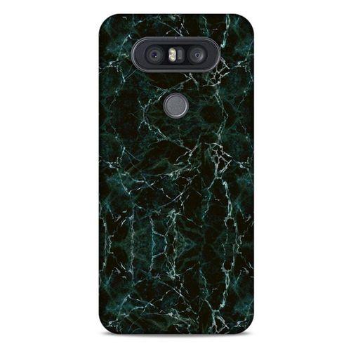 Mermer Desenli (27) Tema Tasarımlı Kılıf Zümrüt Yeşili LG K41S - K51S Kılıf