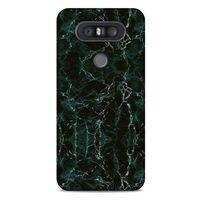 Mermer Desenli (27) Tema Tasarımlı Kılıf Zümrüt Yeşili LG K41S - K51S Kılıf