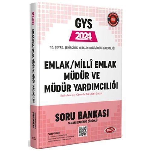 2024 GYS Çevre Şehircilik ve İklim Değişikliği Emlak ve Milli Emlak Müdür Yardımcılığı Soru Bankası Data Yayınları