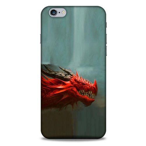 Apple Iphone 6S Plus Kılıf Dragons (17) Tasarım Kılıf Siyah Boynuzlu Ejderha