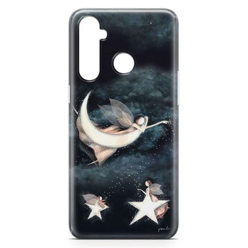 Oppo Realme 5 Pro Kılıf Yıldızlı Peri Arka Kapak Koruma Desenli Full Koruyucu