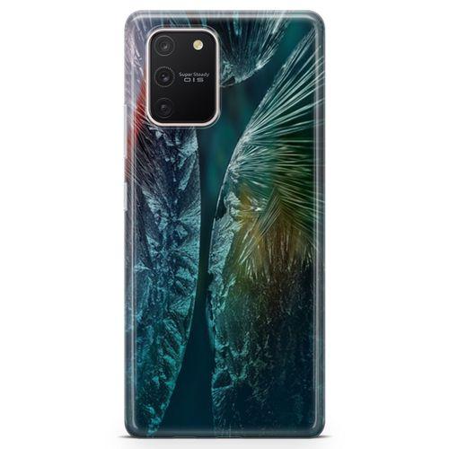 Samsung Galaxy S10 Lite Kılıf Cam Kırıkları Arka Kapak Koruma Desenli Full Koruyucu