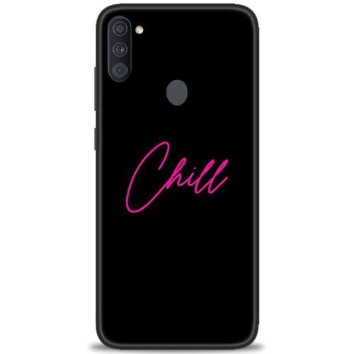Samsung Galaxy A11 Kılıf HD Baskılı Kılıf - Chill + Tam Ekran Koruyucu