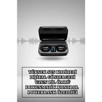 Kablosuz Bluetooth Kulaklık Ve Kordon Hediyeli Akıllı Saat Nabız Ölçer Uzun Pil Ömrü