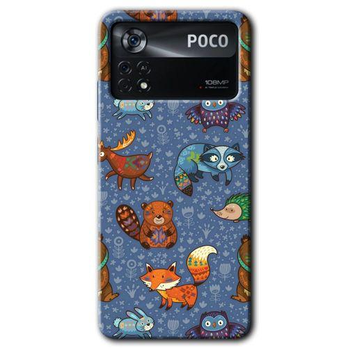 Poco x4 Pro Kılıf HD Desen Baskılı Arka Kapak - Animals Funny + Kırılmaz Cam