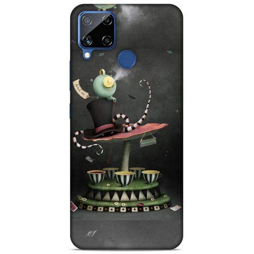 Lopard Oppo Realme C15 Uyumlu Kılıf Manipülasyon ☻ (44) Tough Armor Kılıf Desenli