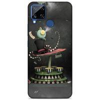 Lopard Oppo Realme C15 Uyumlu Kılıf Manipülasyon ☻ (44) Tough Armor Kılıf Desenli