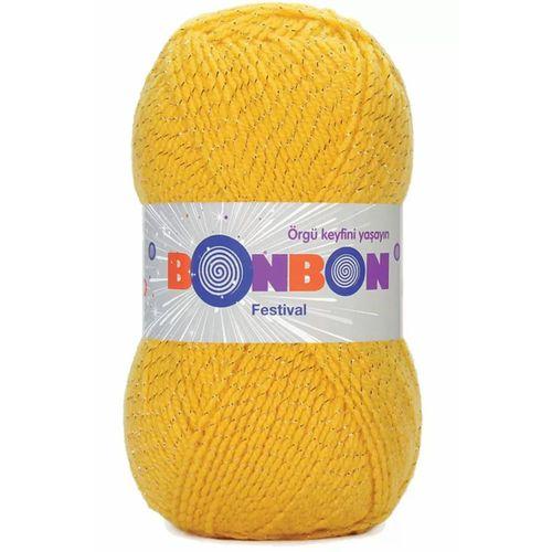 1 Adet Festival Simli Örgü İpi Yünü Renk No:217