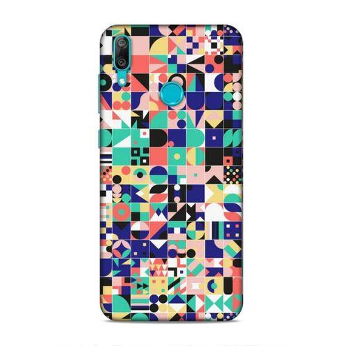 Huawei Y7 2019 Uyumlu Kılıf Insomnia (40) Fit Silikon Kılıf Minik Kareler