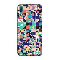 Huawei Y7 2019 Uyumlu Kılıf Insomnia (40) Fit Silikon Kılıf Minik Kareler